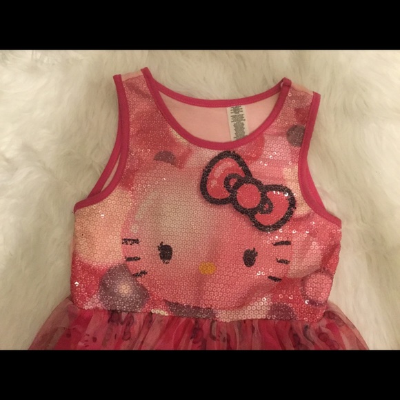 💗 Beautiful Pink Hello Kitty Dress Sz (7/8) 💗 - Picture 2 of 6